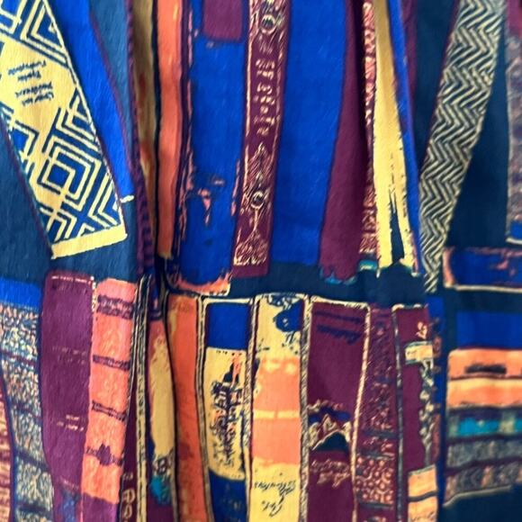 ModCloth Large Dress Cotton Retro 50s Swing Library Book Lover Gift RARE Pinup - Picture 13 of 16